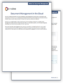 Mvine For Document Management