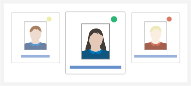 User presence panel displaying real-time online status of MSpace members for instant collaboration