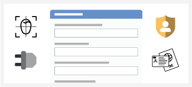 Seamless onboarding workflow showing document verification and biometric authentication process