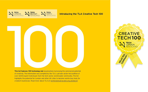 London’s Creative Tech 100 includes Mvine